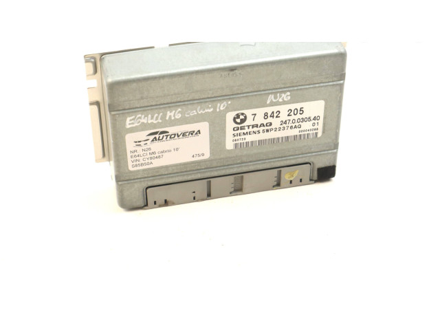 Блок управления коробкой передач 7842205, 5WP22376AQ   BMW 6 E63 E64