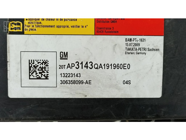 Подушка безопасности в сиденье 13223143   Opel Insignia A