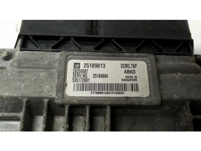 Řídící jednotka 2835987, 25189813   Chevrolet Captiva 2012