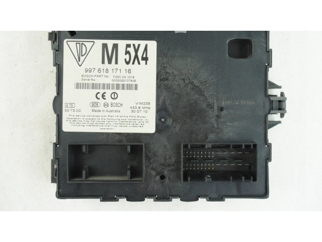 Блок управления 99761817116, F005V01014   Porsche Cayman 981