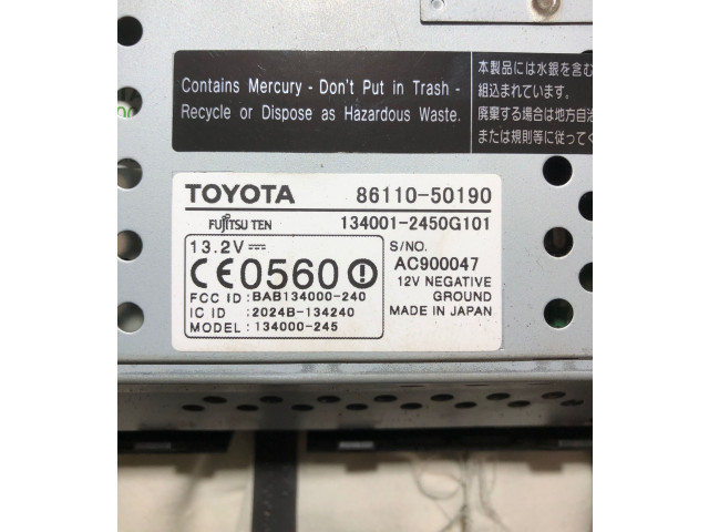 Дисплей    8611050190, AC900047   Lexus LS 430