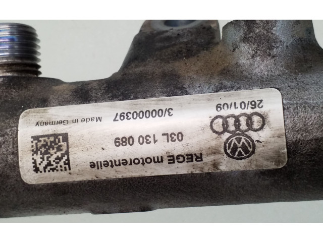 Топливная рампа 03L130089, 03L906051   Volkswagen Tiguan   для двигателя CBAB