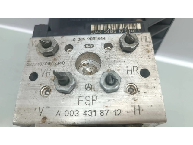 Jednotka ABS A0034318712, 0265202444   Mercede-Benz S W220 2001
