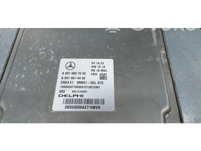 Řídící jednotka A6519007003   Mercedes-Benz CLA C117 X117 W117 2018