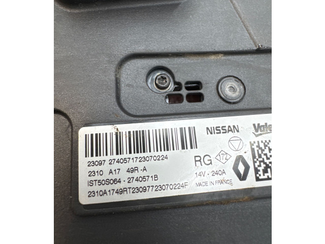 Генератор 2740571B, JST50S064   Renault Arkana      