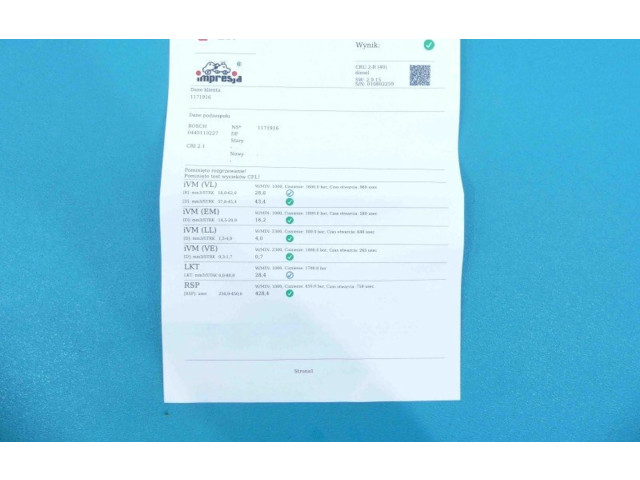 Vstřikovač 0445110227, IMPRK1171916   Toyota Corolla E120 E130     