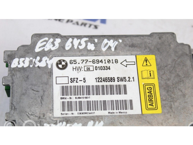 Блок подушек безопасности 6941018   BMW 6 E63 E64