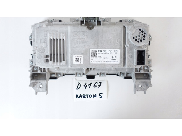 Спидометр (приборный щиток) LICZNIK VIRTUAL ZEGARY LCD AUDI Q4 E-TRON 89A 89A920725   Audi Q4 Sportback e-tron      
