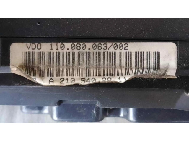 Přístrojová deska  Mercedes-Benz E W210  A2105402811, CUADROINSTRUMENTOS  