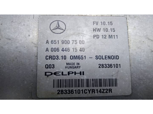 Řídící jednotka A6519007500, 28336101   Mercedes-Benz C W204 2013
