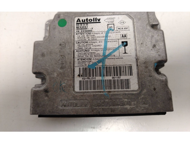 Блок подушек безопасности 607004500   Renault Laguna III