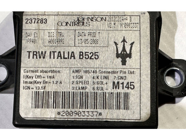 Блок управления 28121214   Maserati GranTurismo