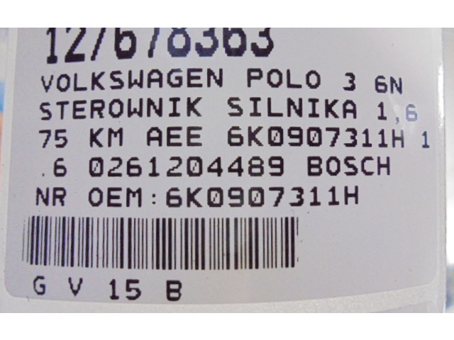 Řídící jednotka 6K0907311H, 6K0907311H   Volkswagen Polo III 6N 6N2 6NF 1997