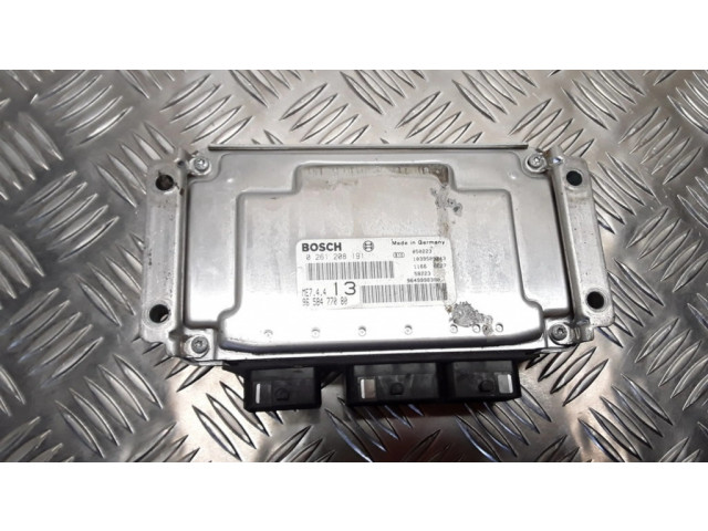 Řídící jednotka 0261208191, 9658477080   Peugeot 1007 2006