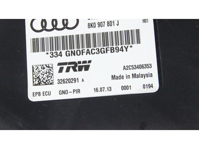 Блок управления заднего тормоза (EMF) 8K0907801M   Audi Q5 SQ5   