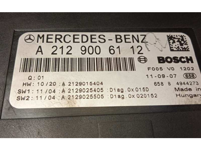Модуль управления BSM A2129006112, F005V01202   Mercedes-Benz CLS C218 X218    