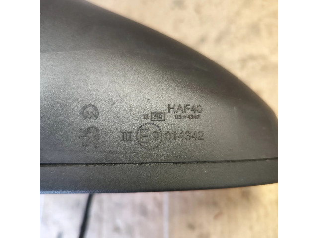 Zpětné zrcátko  Peugeot 207 2008  E9014342, HAF40  