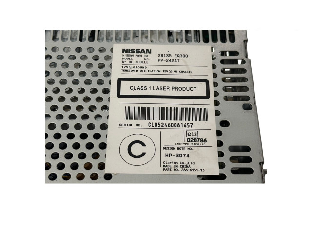 Радио/ проигрыватель CD/DVD / навигация 28185EQ300, CL052460081457   Nissan X-Trail T30