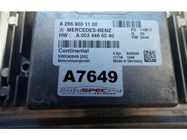 Řídící jednotka A0034466040, A2669001100   Mercedes-Benz B W245 2009