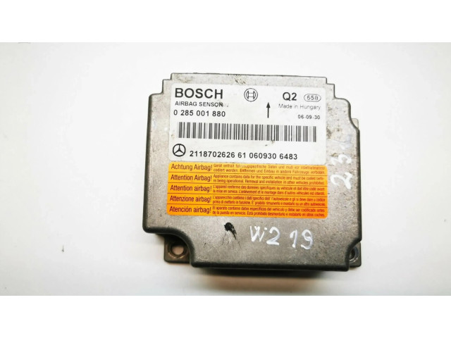 Блок подушек безопасности 0285001880, 211870262661   Mercedes-Benz CLS C219