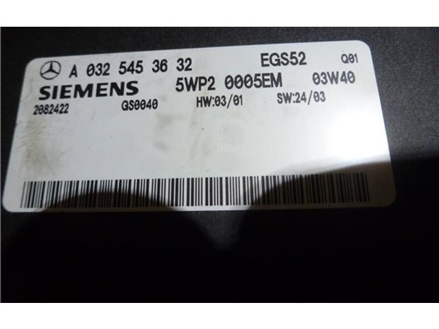 Блок управления коробкой передач EG52A0325453632   Mercedes-Benz C W203