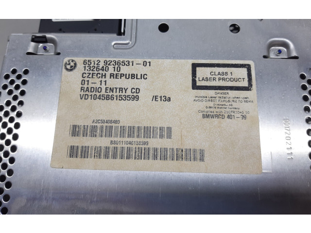 Радио/ проигрыватель CD/DVD / навигация 9236531, 65129236531   BMW 1 E81 E87 2009