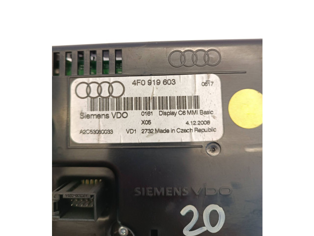 Дисплей    4F0919603   Audi A6 S6 C6 4F