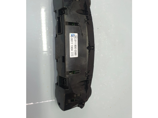 Блок управления климат-контролем 2118300385, 00111304   Mercedes-Benz CLS C219