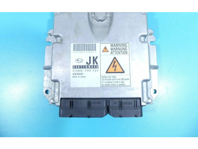 Řídící jednotka 275800-7492, IMPRK1356505   Subaru Legacy 2008