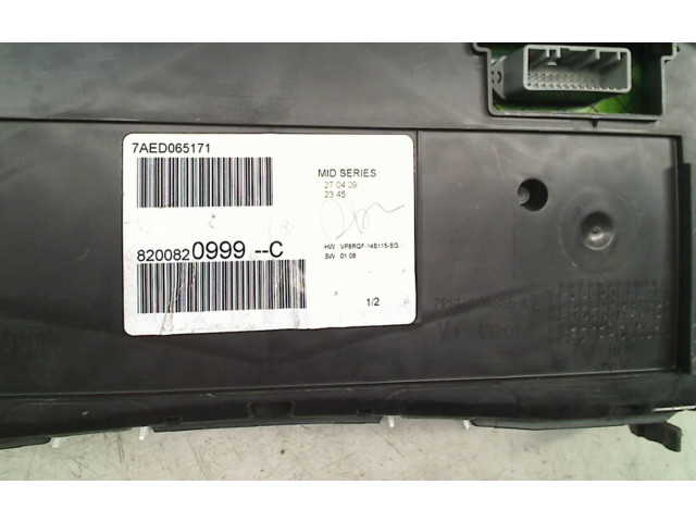 Přístrojová deska  Renault Clio III 2009 8200820999C, 8200820999C  