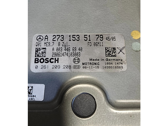 Řídící jednotka A2731535179, 2731535179   Mercedes-Benz SL R230 2007