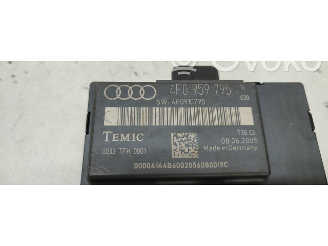 Блок комфорта 4F0959795, 08062005   Audi A6 S6 C6 4F   