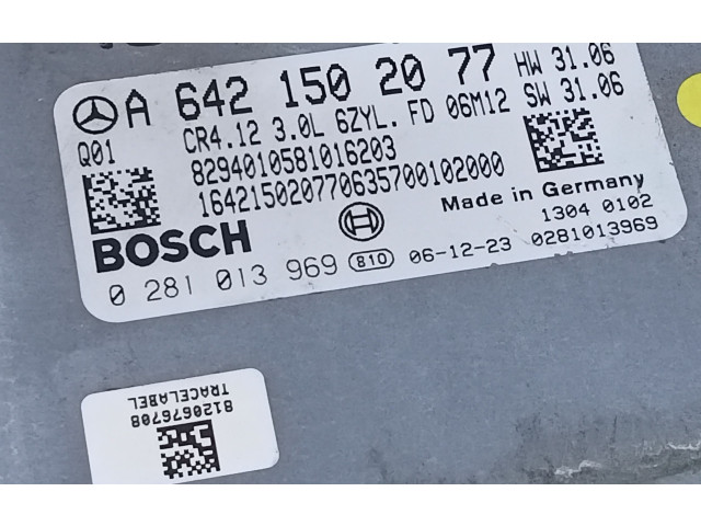 Řídící jednotka A6421502077, 0281013969   Mercedes-Benz ML W164 2007