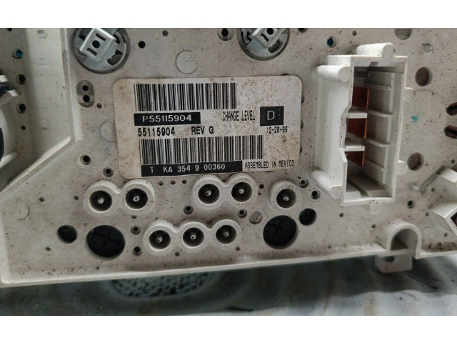 Блок управления климат-контролем 55115904, KA354900360   Jeep Grand Cherokee (WJ)