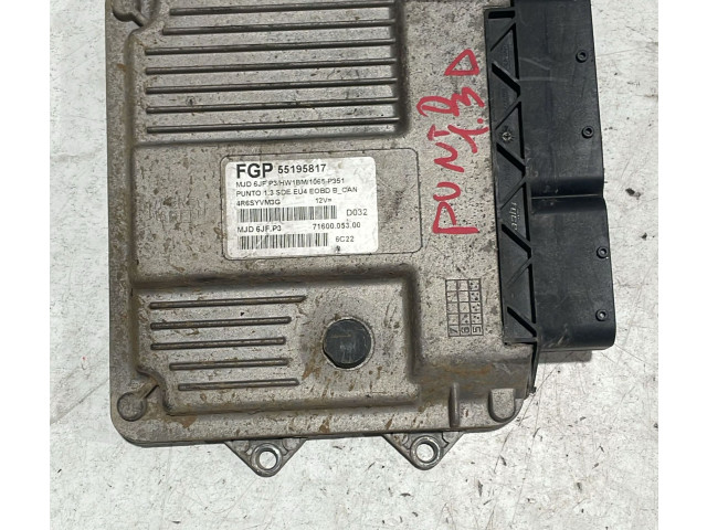 Řídící jednotka 55195817, 55195817   Fiat Punto (188) 2005