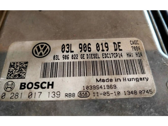 Řídící jednotka 03L906019DE   Seat Exeo (3R) 