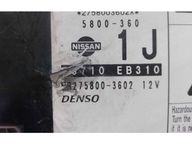 Řídící jednotka 23710EB310, MB2758003602   Nissan Navara 2005