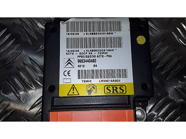 Блок подушек безопасности 9663440480   Citroen C6