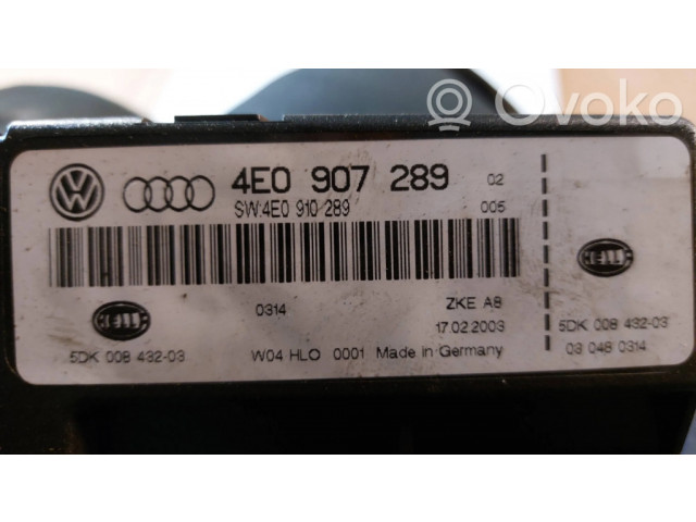 Блок комфорта 4E0907289, 5DK00843203   Audi A8 S8 D3 4E   