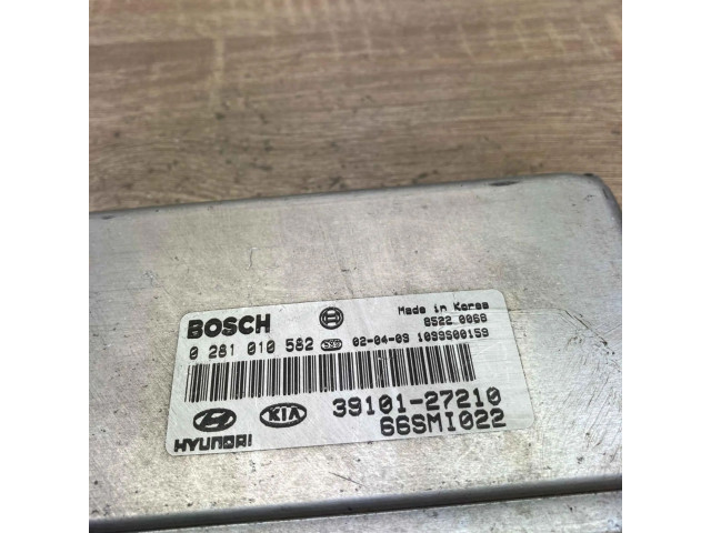 Řídící jednotka 3910127210, 0281010582   Hyundai Santa Fe 2000
