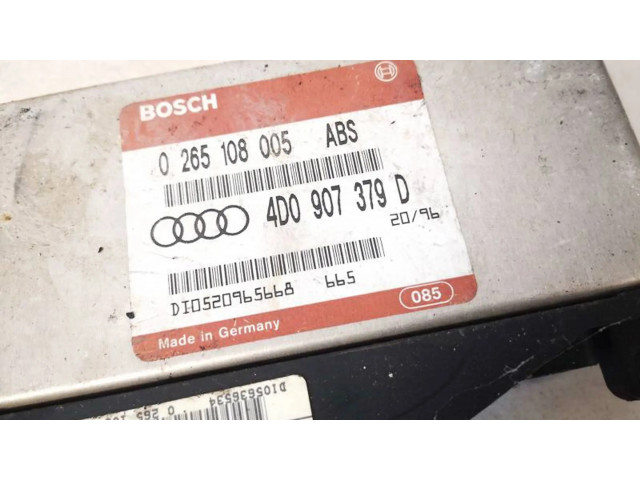 Блок управления АБС 0265108005, 4D0907379D   Audi A6 S6 C4 4A