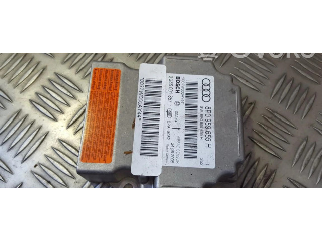 Блок подушек безопасности 8P0959655H, 0285001857   Audi A3 S3 8P