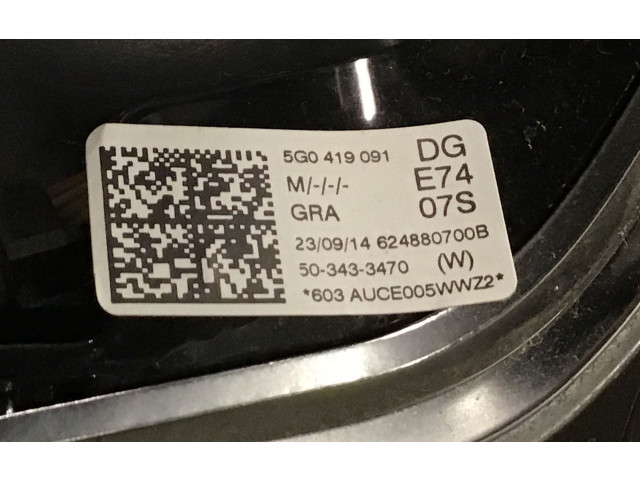 Руль Volkswagen Golf Plus  2005 - 2013 года 5G0419091DG      