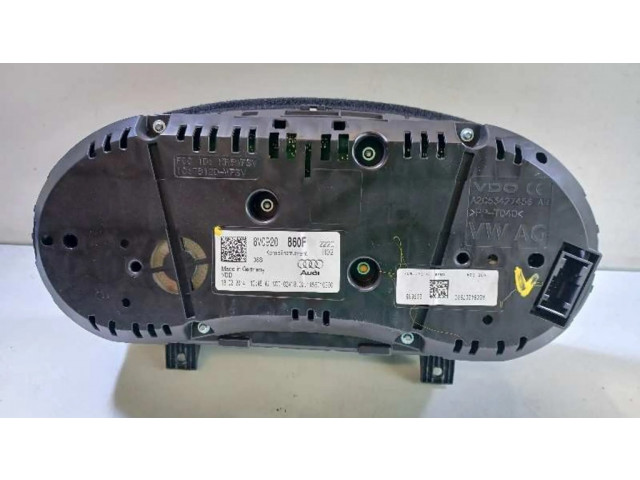 Панель приборов 8V0920860F, A2C84207800   Audi A3 S3 8V       