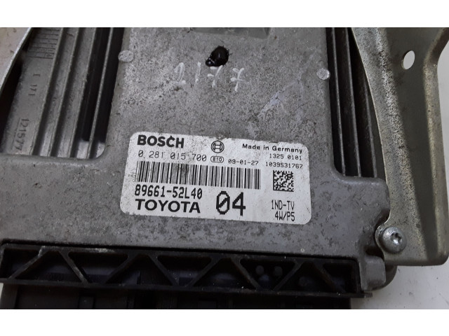 Řídící jednotka 8966152L40, 0281015700   Toyota Urban Cruiser (XP110) 2009