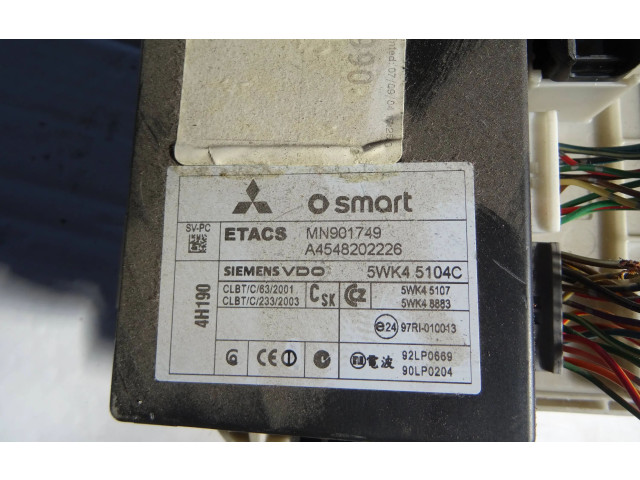   Pojistková skříňka A4548202226, 5WK45104C   Smart ForFour  2005