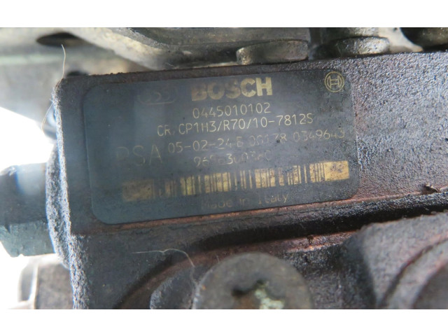 Vstřikovací čerpadlo 0445010102, 9656300380   Peugeot 407    9HZ (DV6TED4) 