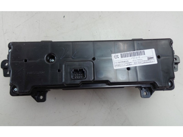 Блок управления климат-контролем 275102210R, 275102210R   Renault Kadjar