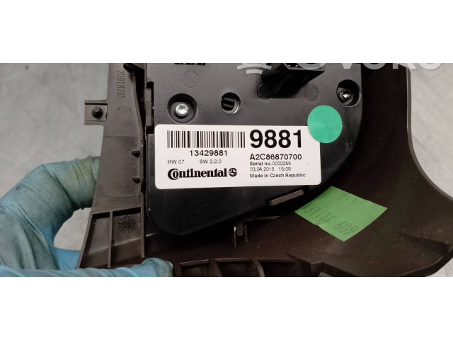 Блок управления климат-контролем 13429881, A2C86870700   Opel Zafira C