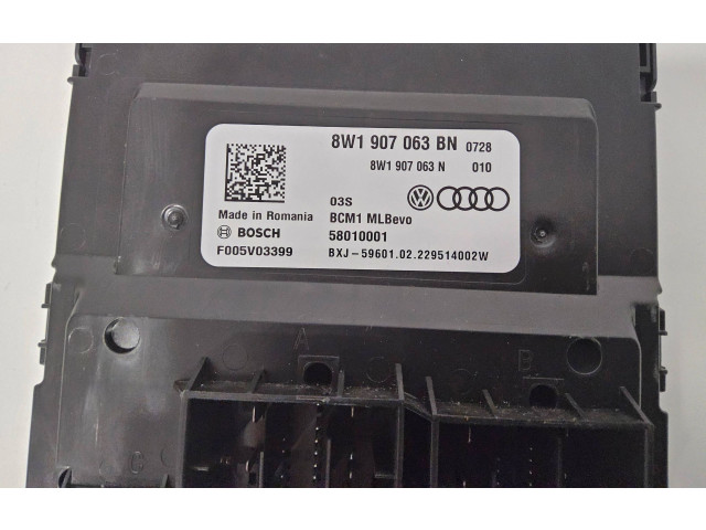 Pojistková skříňka Řídící jednotka BSM 8W1907063BN, 8W1907063N   Audi S5 F5 2021